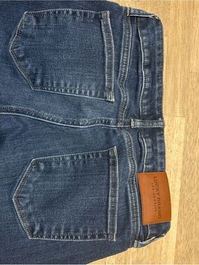 Lucky Brand Men’s Dark Blue Straight Jeans